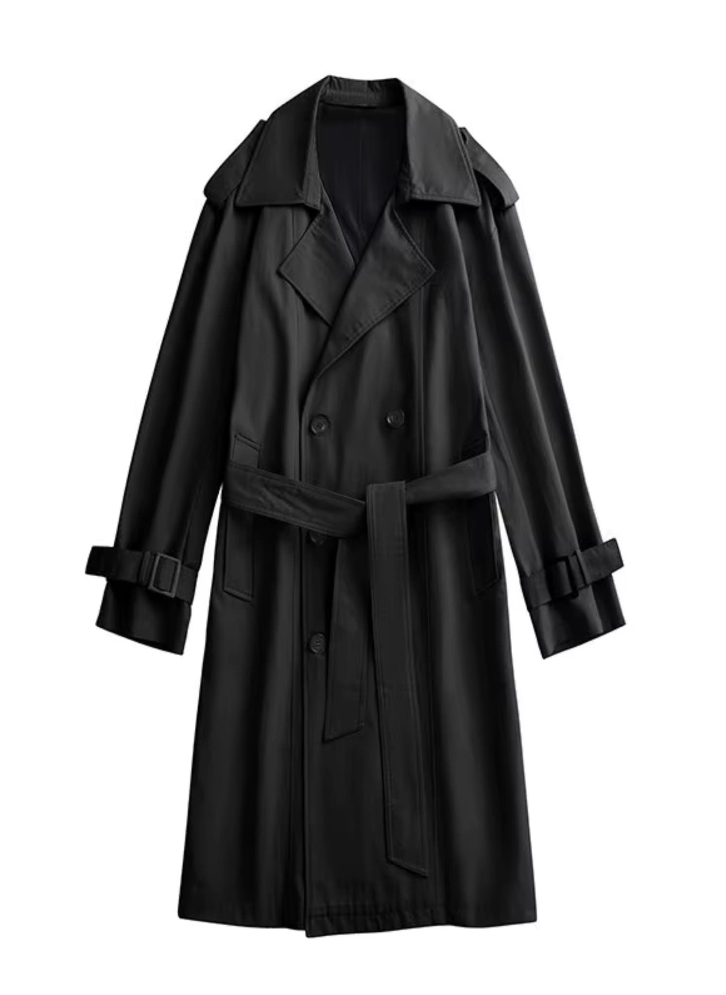 Classic Double-Breasted Trench Coat