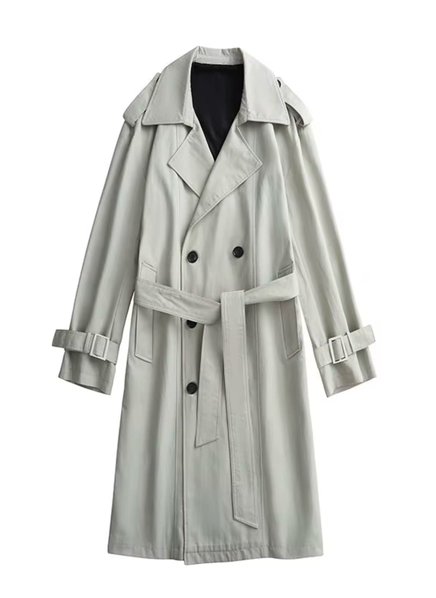 Classic Double-Breasted Trench Coat