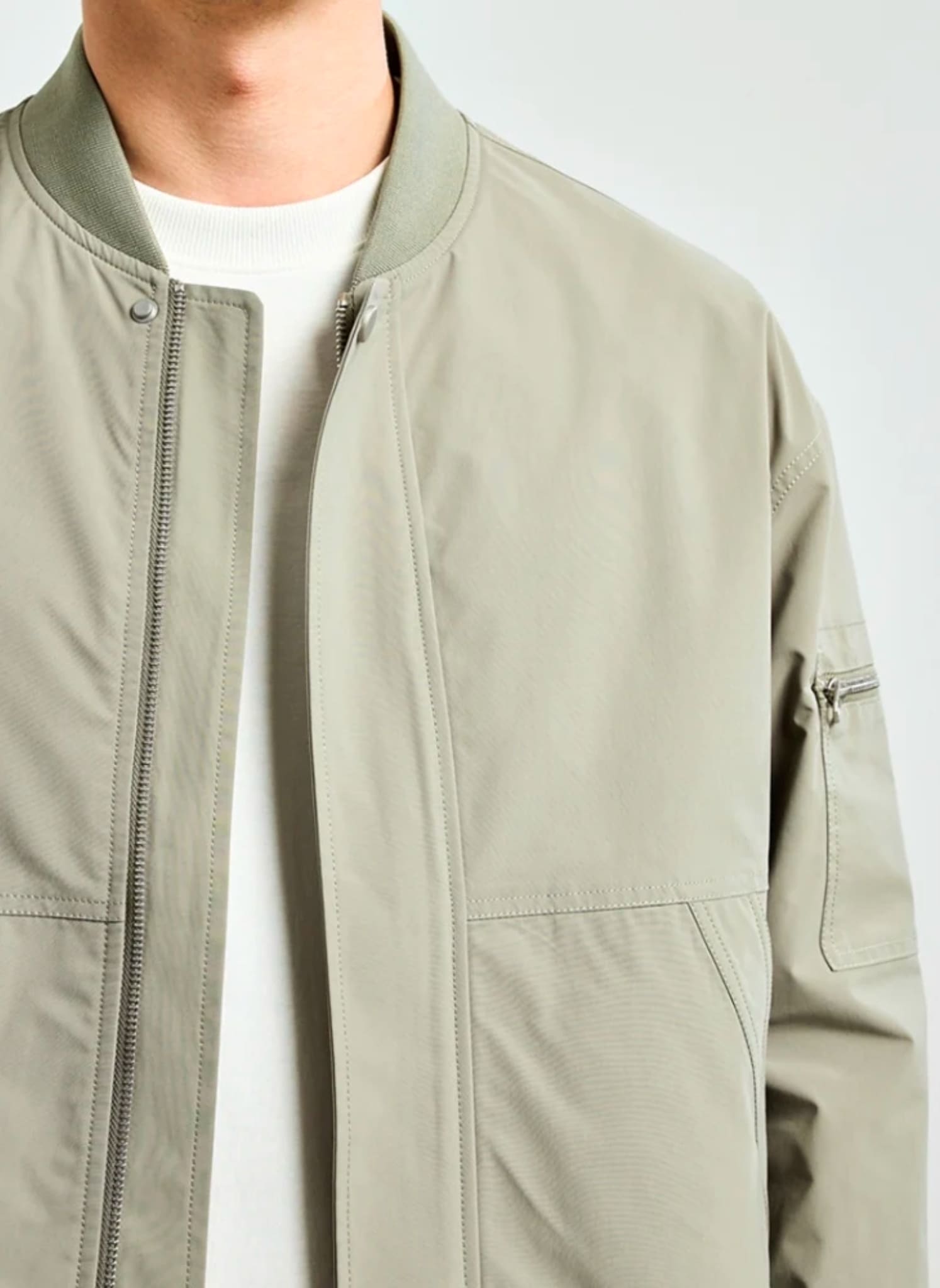 Minimalist Bomber Jacket