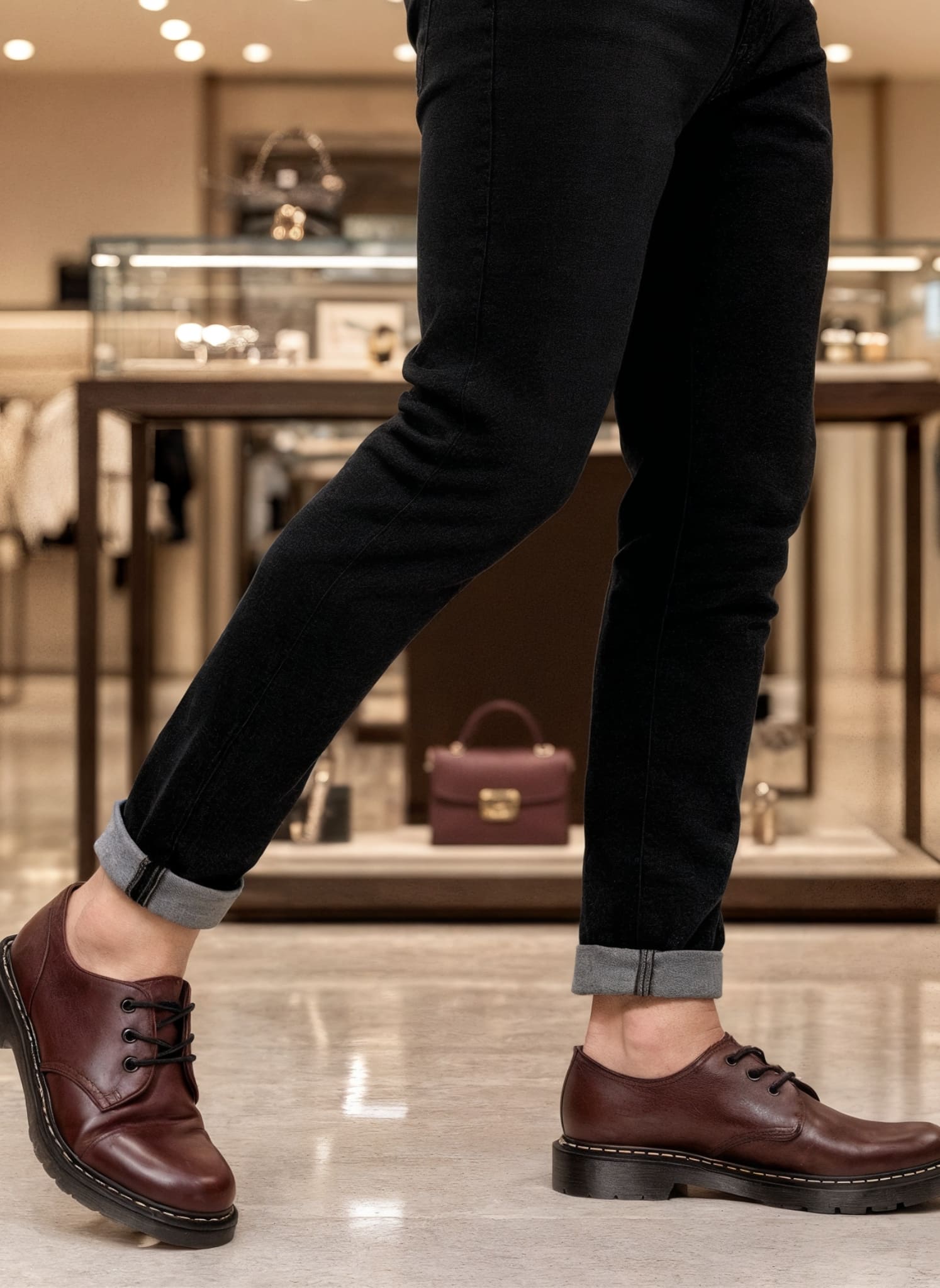 Cambridge Wine Derby Shoes